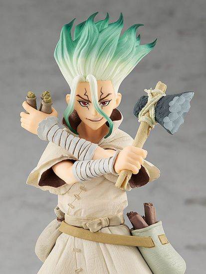 Фигурка POP UP PARADE Dr. Stone Senku Ishigami / Фигурка по мотивам аниме "Доктор Стоун", Исигами Сенку