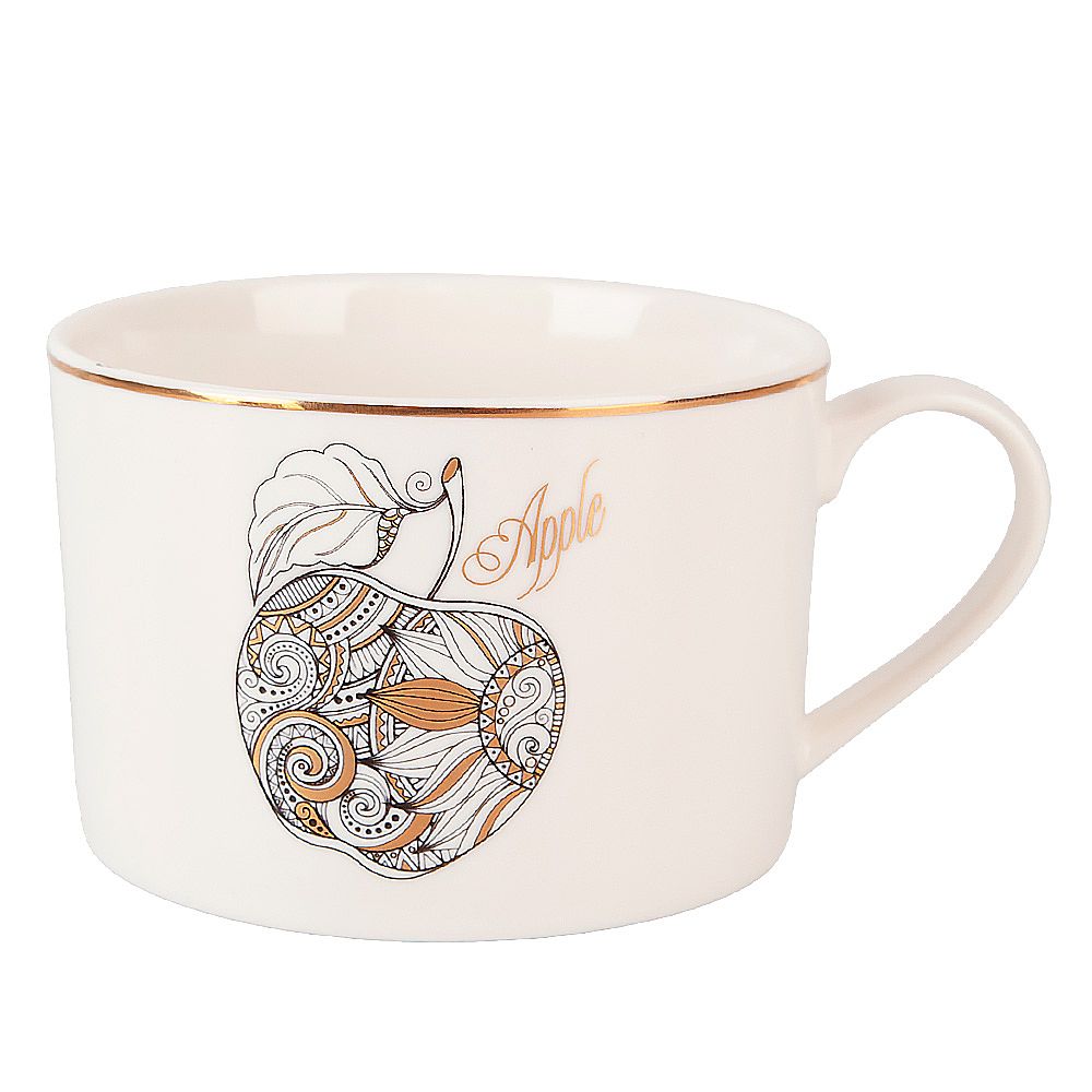 Набор чайный 4пр. " Apple&Pear" (2 персон) v=220мл (фарфор) (подарочная упаковка)