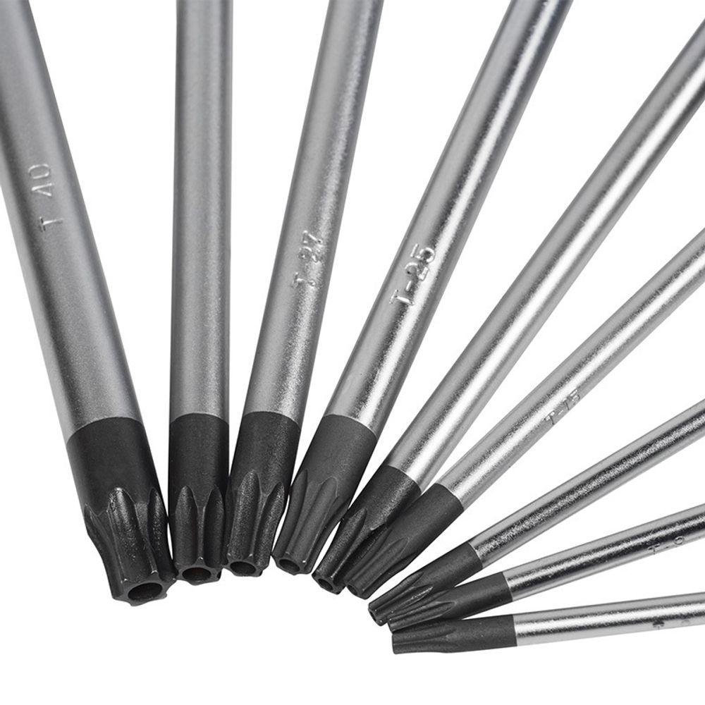 KING TONY (30309PR) Набор отверток (TORX с отверстием) 9 предметов