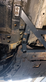 Распорка передняя нижняя МОДЕРНИЗИРОВАННАЯ Nissan X-Trail 2 T31 (2-го поколения) (ПОД ЗАКАЗ)