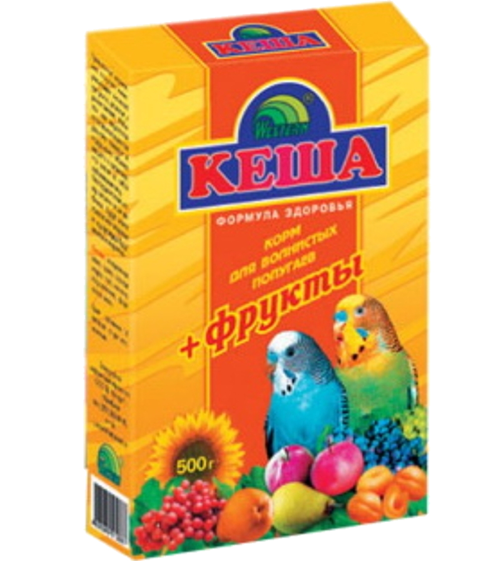 Кеша для волнистых попугаев 500гр. (фрукты)