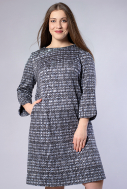 Платье женское 1635АПА, клетка #225Кл051635АПА