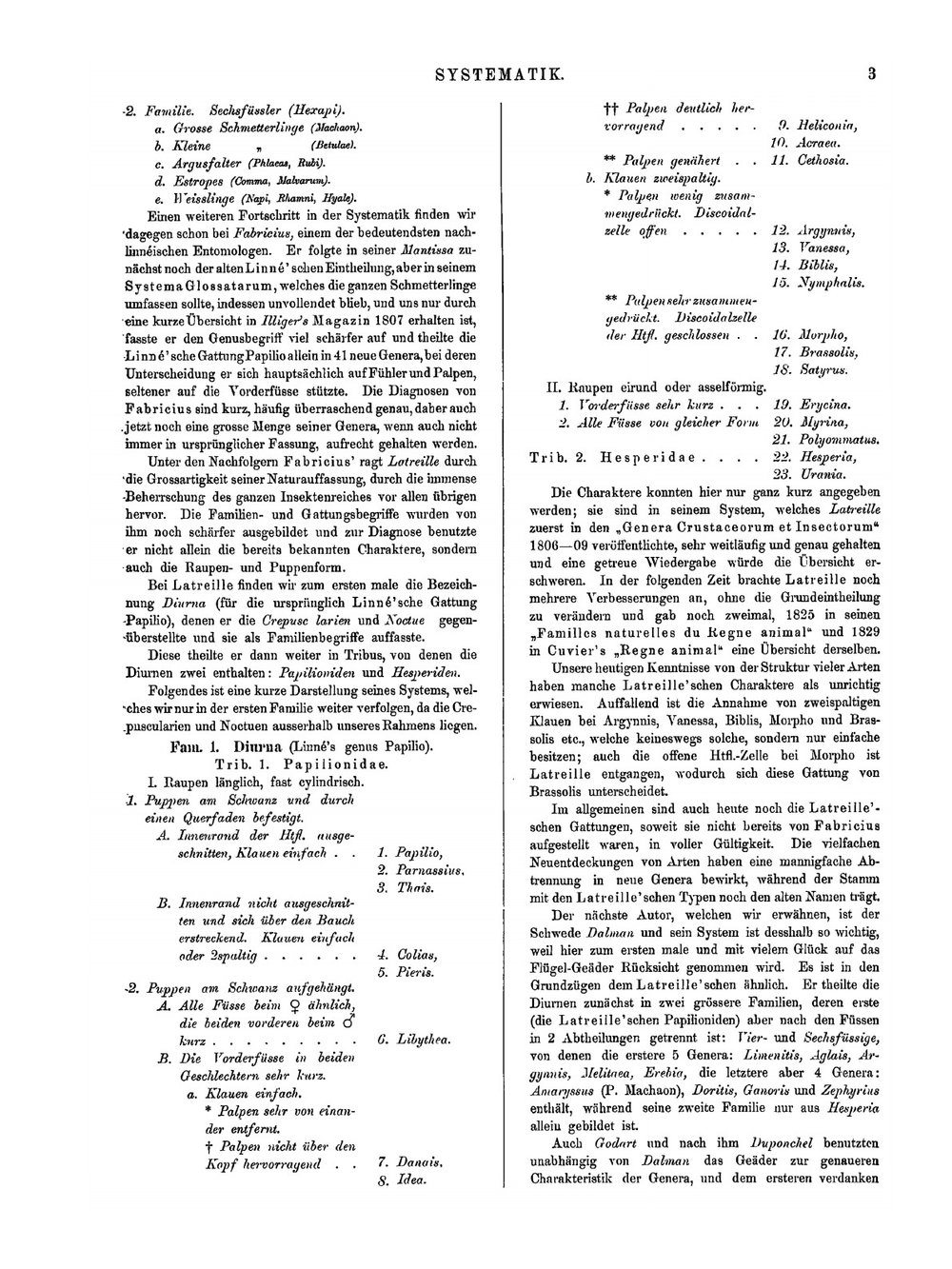 Exotische schmetterlinge. II Theil. Die Familien und Gattungen der Tagfalter | O. Staudinger; E. Schatz