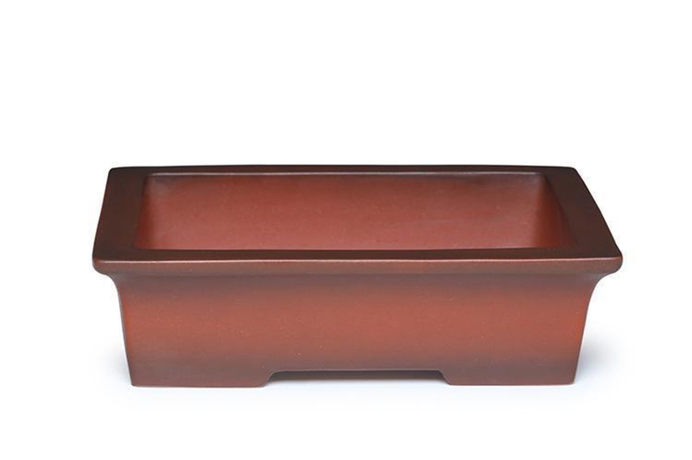 Премиальный неглазурованный горшок для бонсай от Мастера Чжана (исинская керамика) |21.5*16.5*6.0