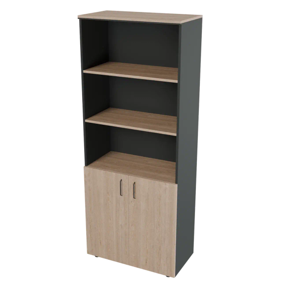 Шкаф для документов полуоткрытый Prego office 800х420х2000 ПОШВШП