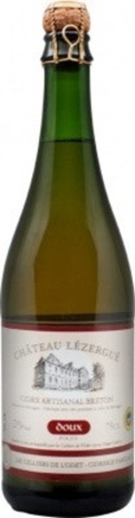 Сидр Шато Лизергю Артизаналь Бретон Ду / Chateau Lezergue Artisanal Breton Doux 0.75 - стекло