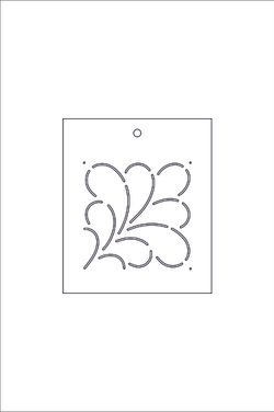 Шаблон для стежки "Перо - 2" (арт. T31)