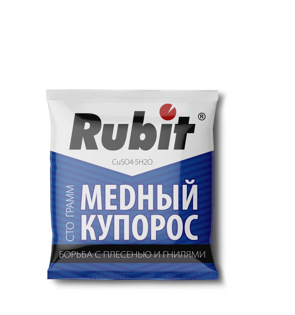 Средство от болезней растений Медный купорос 100г Рубит (80)