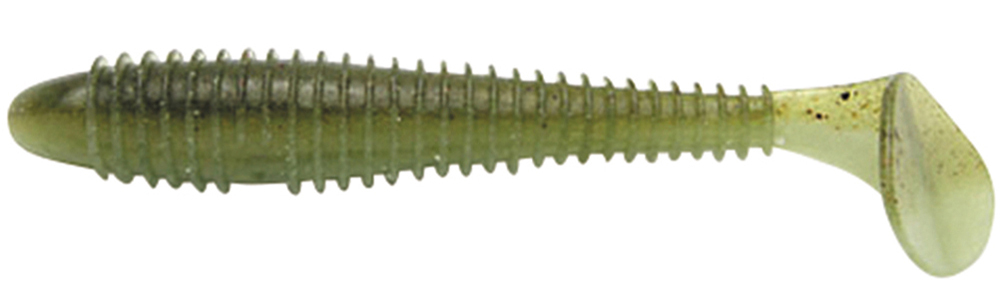 Приманка силиконовая Keitech Swing Impact FAT 4.3" #101S Green Pumpkin PP.