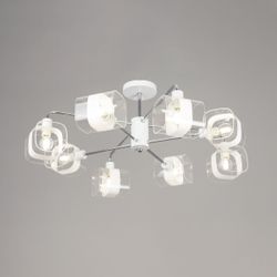 Citilux Бертон CL140180 Люстра потолочная Белая