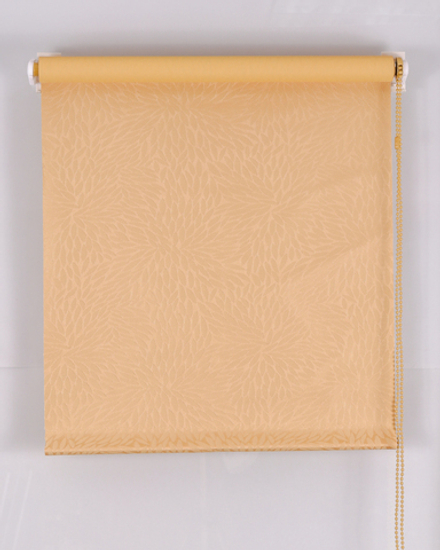 Рулонная штора BLOCKOUT подсолнух ваниль