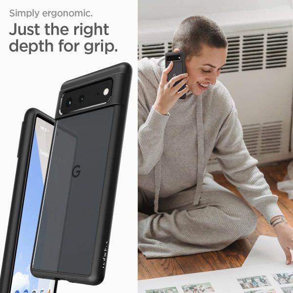 Чехол Spigen Ultra Hybrid для Google Pixel 6 (2021) - Matte Black