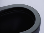 Унитаз-компакт безободковый Ceramica Nova Metropol Rimless CN4001MB с крышкой-сиденьем микролифт, черный матовый