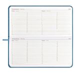 Планинг 2025г., Феникс+ Джут морская волна, 170*88мм, кож.зам, карманный, ляссе, 64л