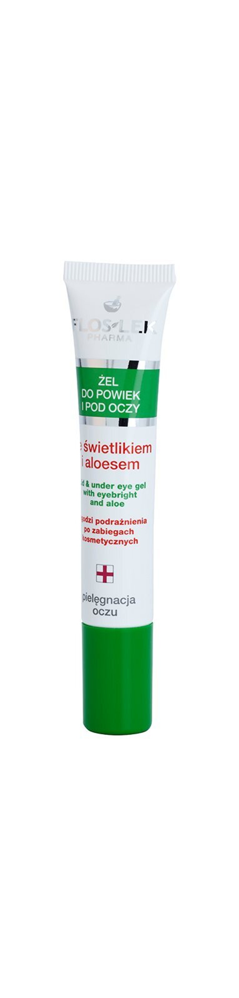 FlosLek Pharma Eye Care - гель для области вокруг глаз с очанкой и алоэ вера /   15  ml  / GTIN 5905043001739