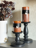 Свеча "Карамель" средняя 7x7x15 см