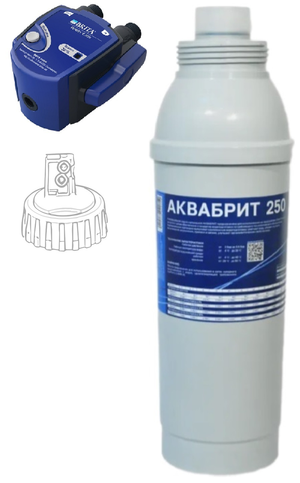 Фильтр многоступенчатой очистки воды АКВАБРИТ АБ-250