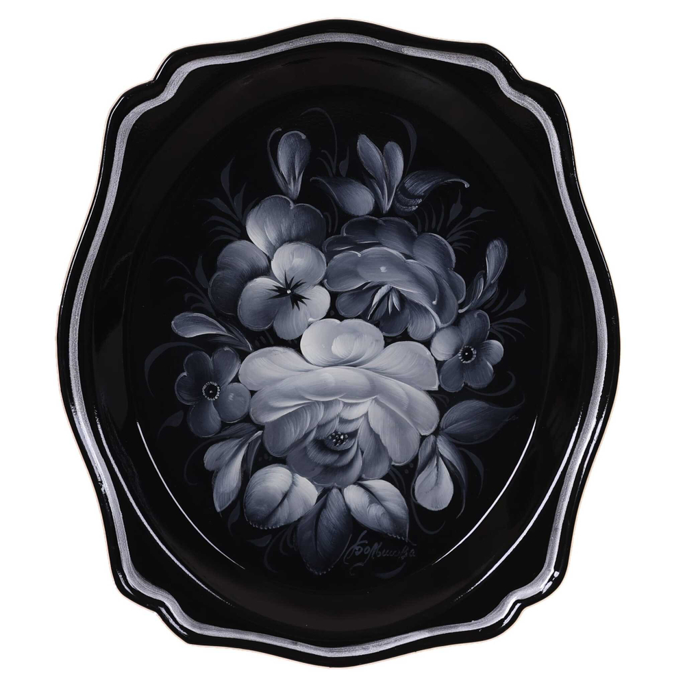 Zhostovo metal tray A3D280225220