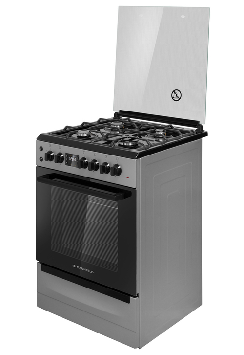 Газовая плита с электрической духовкой MAUNFELD MGC60ECGR05