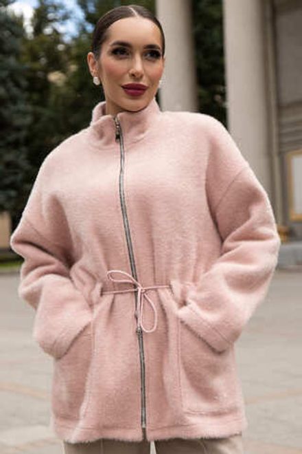 Пальто Альпака (пудра) Б14137-7М LT Collection