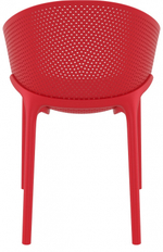 Кресло пластиковое, Siesta Contract Sky, красный