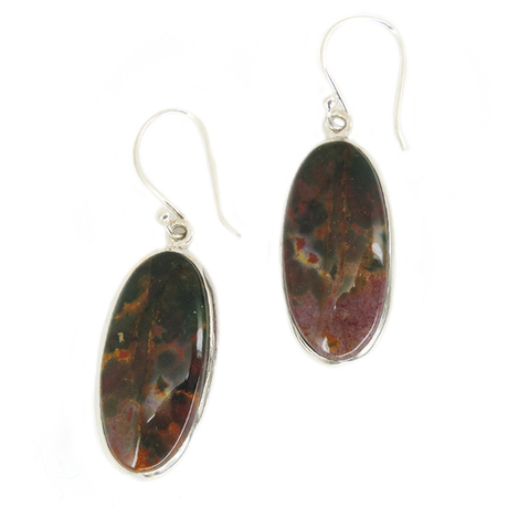 Серьги "Валио" гелиотроп