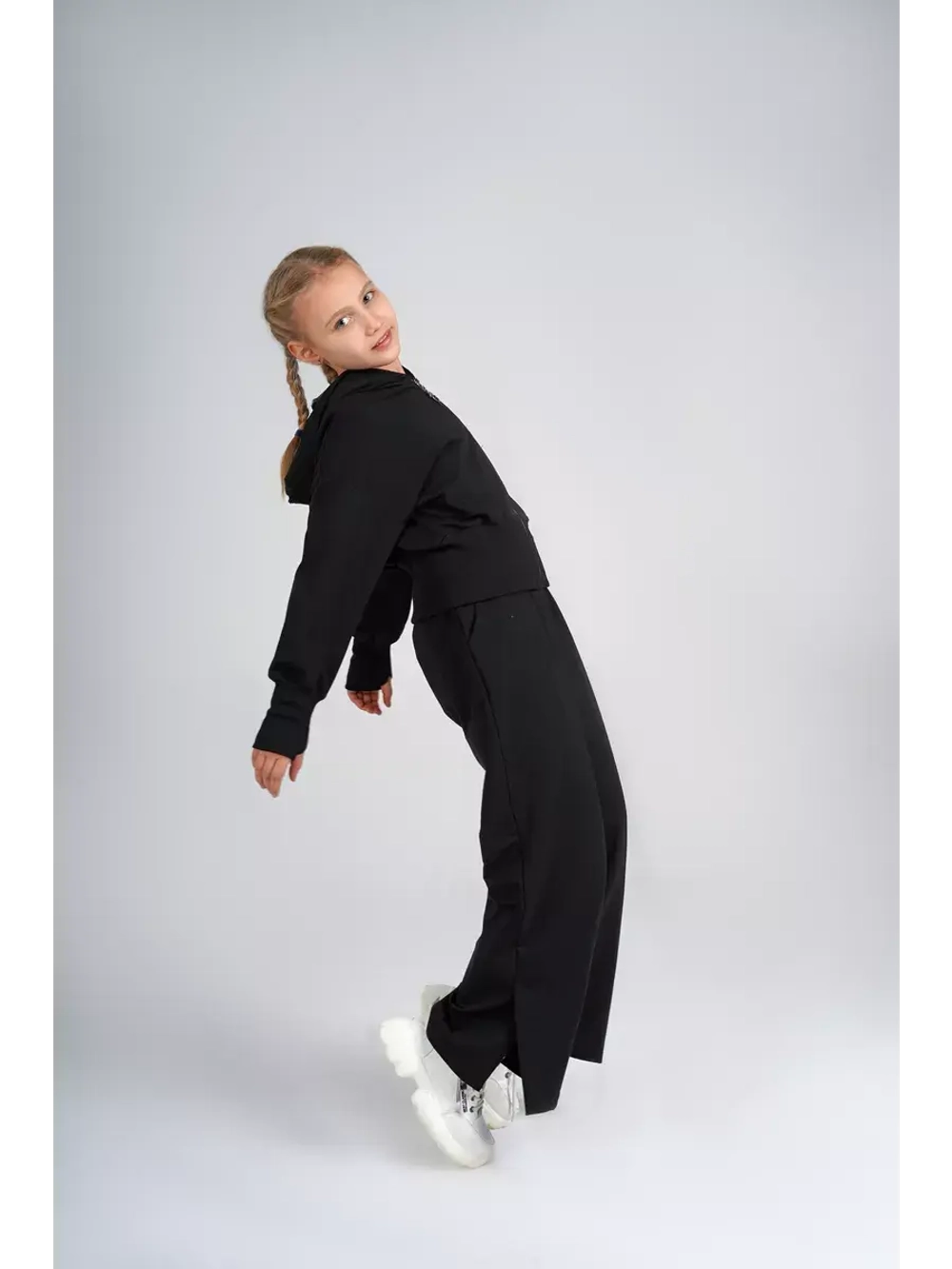 Костюм с брюками палаццо