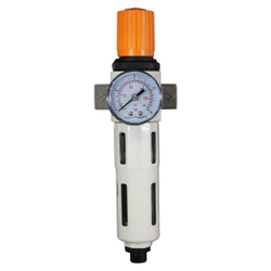 WDK-7720FA Фильтр-масловлагоотделитель 1/4" 5 мкм, 16 бар, с регулятором давления и автоматическим сбросом