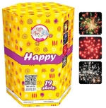 Батарея салютов "Happy" SB-19-01 19 залпов * 1.2"