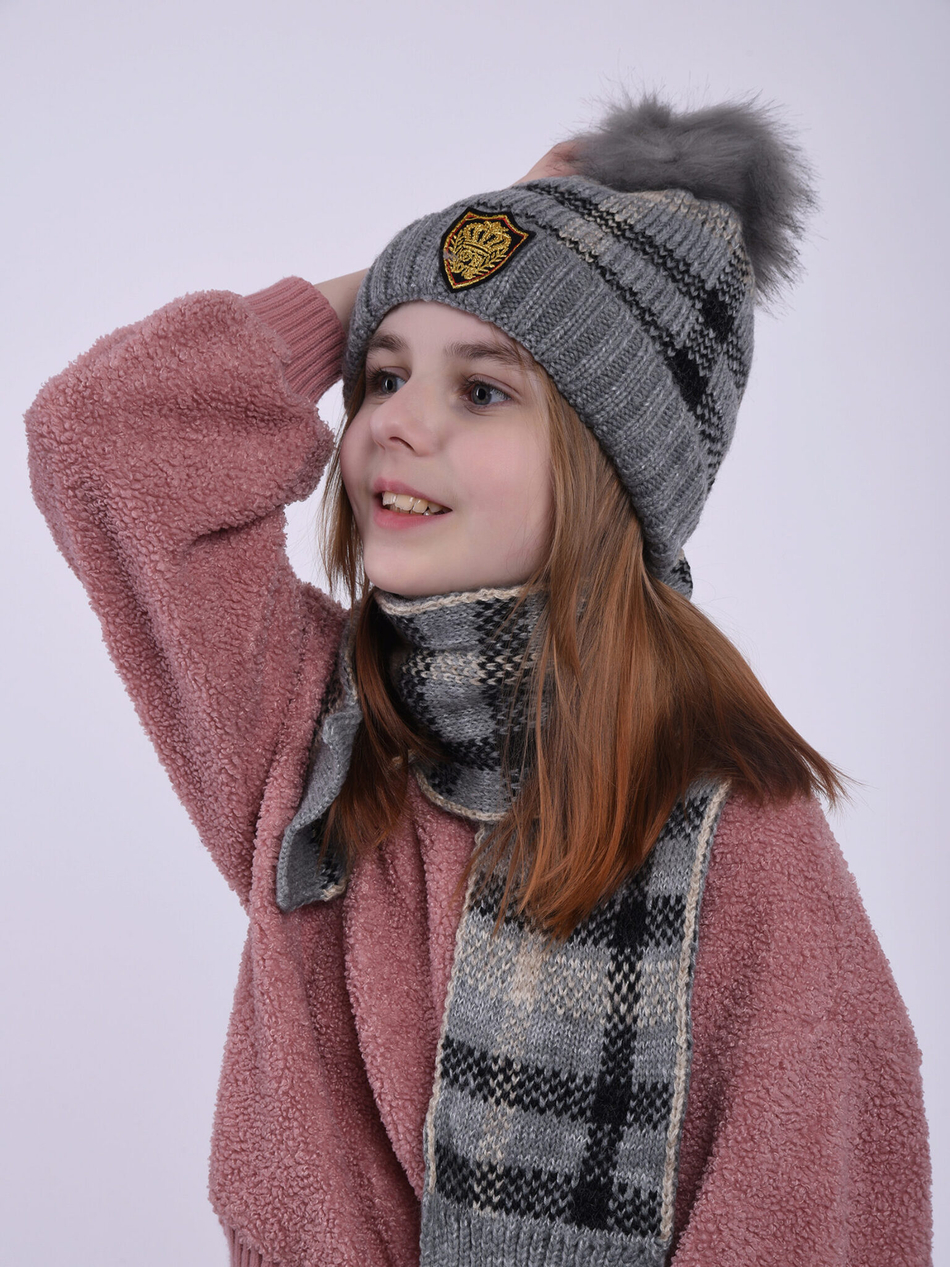 Комплект детский (Шапка+Шарф)