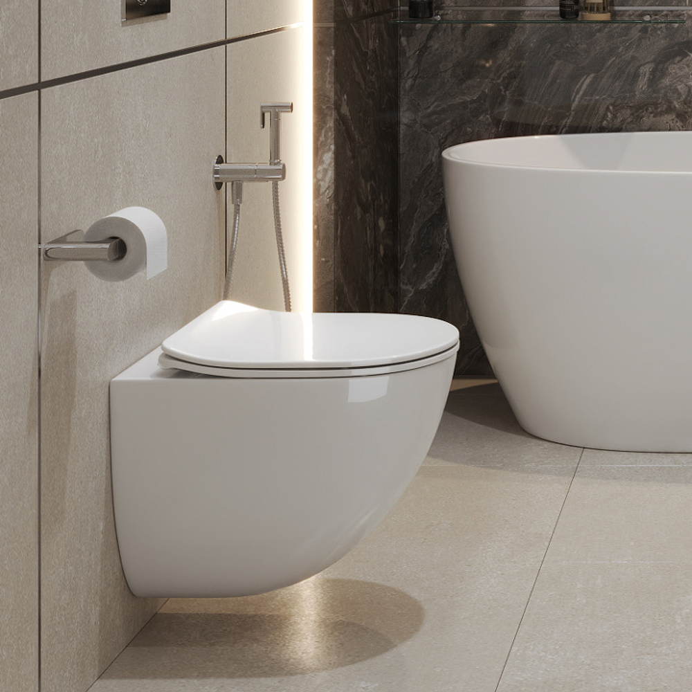 Унитаз BelBagno Amanda-Tor BB051CH-TOR-FC подвесной без сиденья