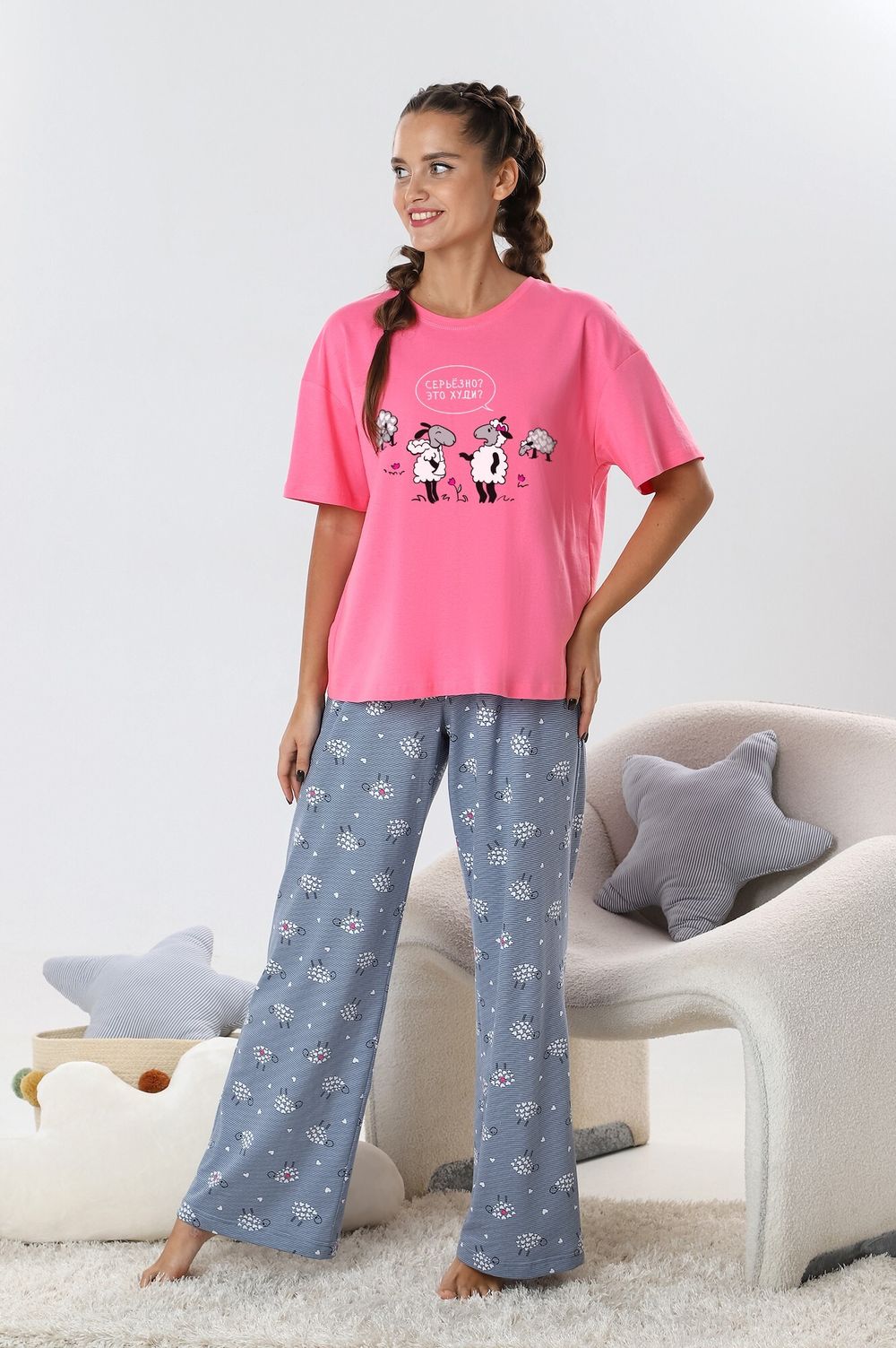 Костюм женский Долли-4 Виотекс РОЗОВЫЙ