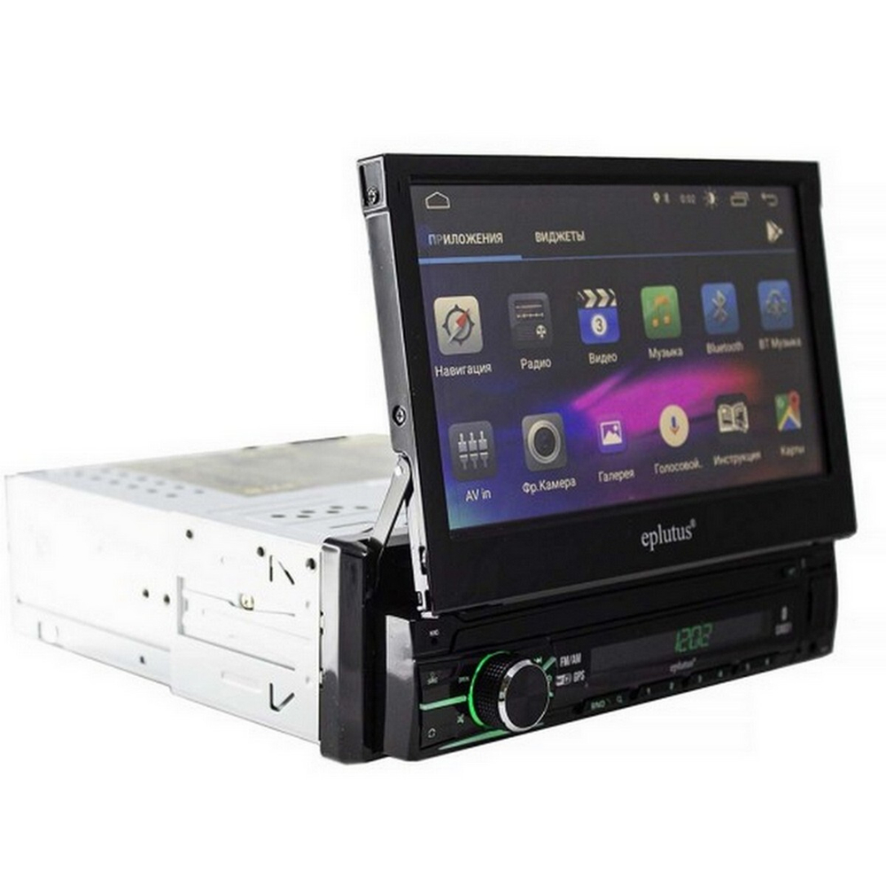 Автомагнитола с выдвижным экраном 7"Android 4+64GB Eplutus CA831MAX