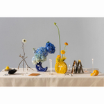 Ваза для цветов sun, 18 см, желтая