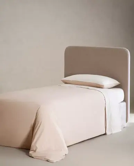 ZARA HOME ДЕТСКАЯ ПРОСТЫНЯ В ПОЛОСКУ, РОЗОВЫЙ