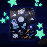 Анальный набор светящийся в темноте b-Vibe Asstronaut Glow in the Dark Set BV-046