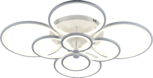 Люстра LI8832/8, белая, 256W, LM12000, 970*830*195 мм