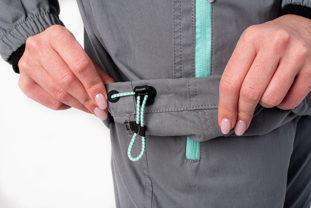 Костюм женский «Элит Барьер NEW» (смесовая, светло-серый, мята) Орион