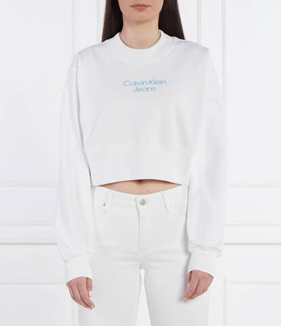 Худи STACKED INSTITUTIONAL CALVIN KLEIN JEANS - белый(J20J221466)