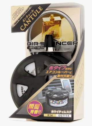 Ароматизатор на обдув "EIKOSHA" Air spencer CANTURE меловой R-14 - WHITY MUSK (Белый мускус)