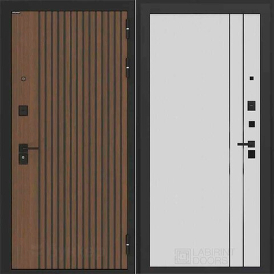 Входная дверь Бункер БН 02 - 10 Белый софт рельеф