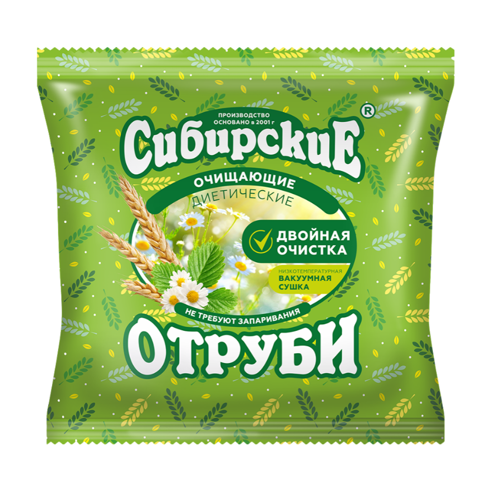 Сибирские Отруби Пшеничные Очищающие 200гр (СИБИРСКАЯ КЛЕТЧАТКА)