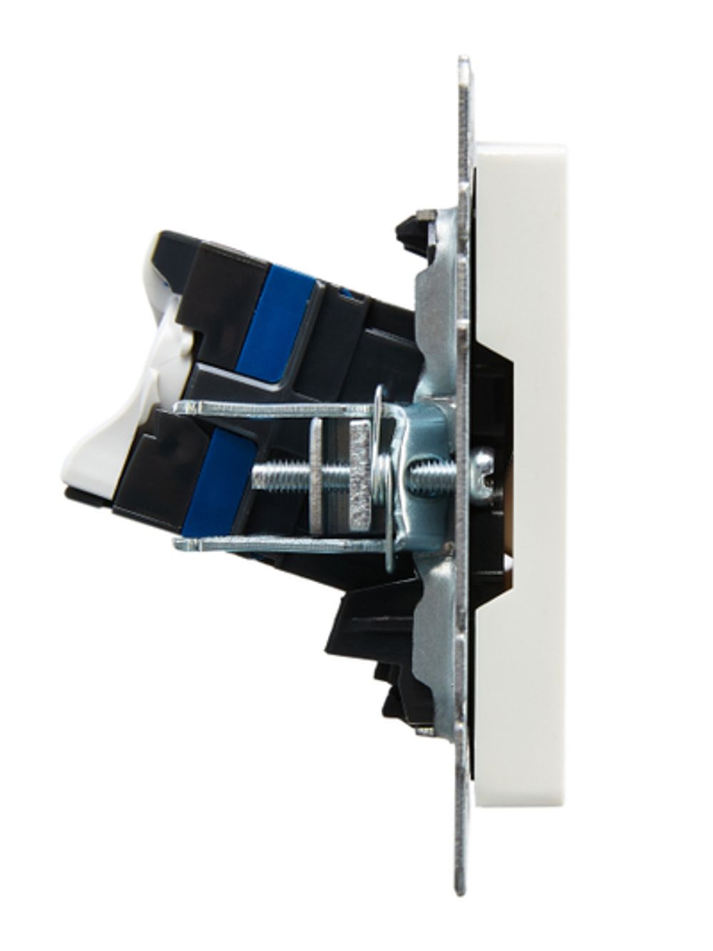 BRITE Розетка компьютерная двойная RJ45 кат.6 РК11-2-БрБ белый IEK