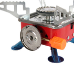 Плитка-горелка газовая портативная с пьезоподжигом. Газовая горелка, походная с чехлом. Плитка туристическая.