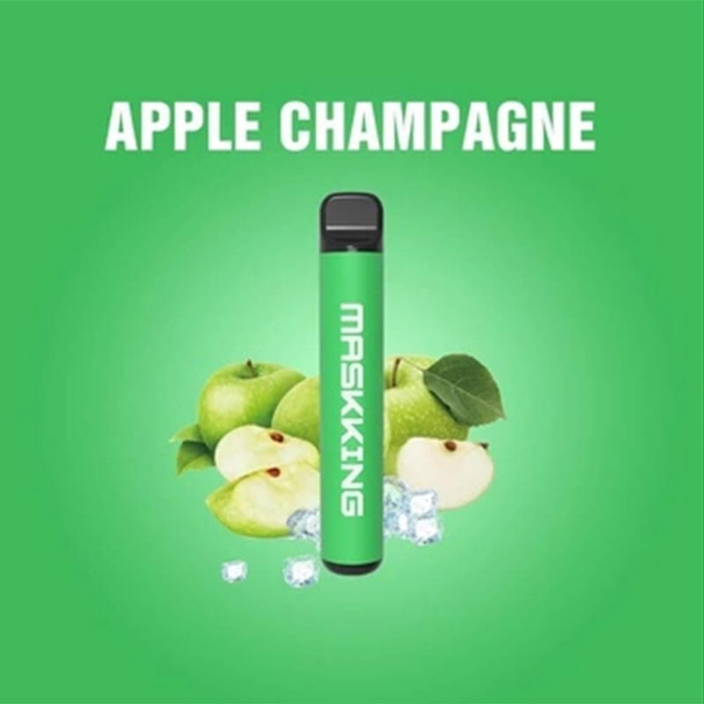 Одноразовая электронная сигарета Maskking High 2.0 - Apple Champagne (Яблочное шампанское) 450 тяг