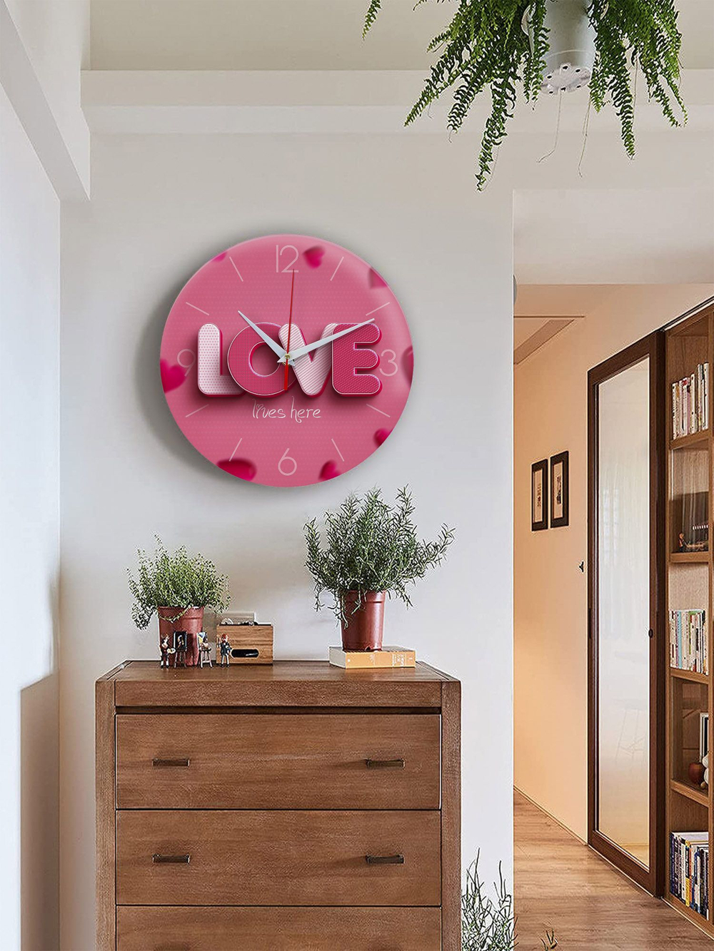 Настенные часы "Ballet Dancer" Modern Wall Clock, 28*28 см, бесшумные. Подарок на день рождения