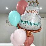 Фольгированный шар-фигура «Торт со свечками», 89 см