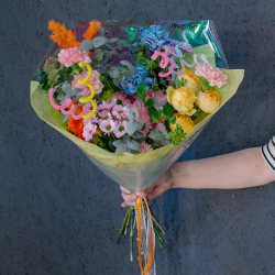 156. Милый забавный дофаминовый букет