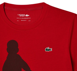 Мужская теннисная футболка Lacoste Tennis X Novak Djokovic Set - красный