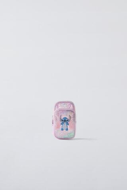 ZARA ВИНИЛОВЫЙ ЧЕХОЛ ДЛЯ ТЕЛЕФОНА LILO & STITCH © DISNEY, ЦВЕТ МАЛЬВЫ